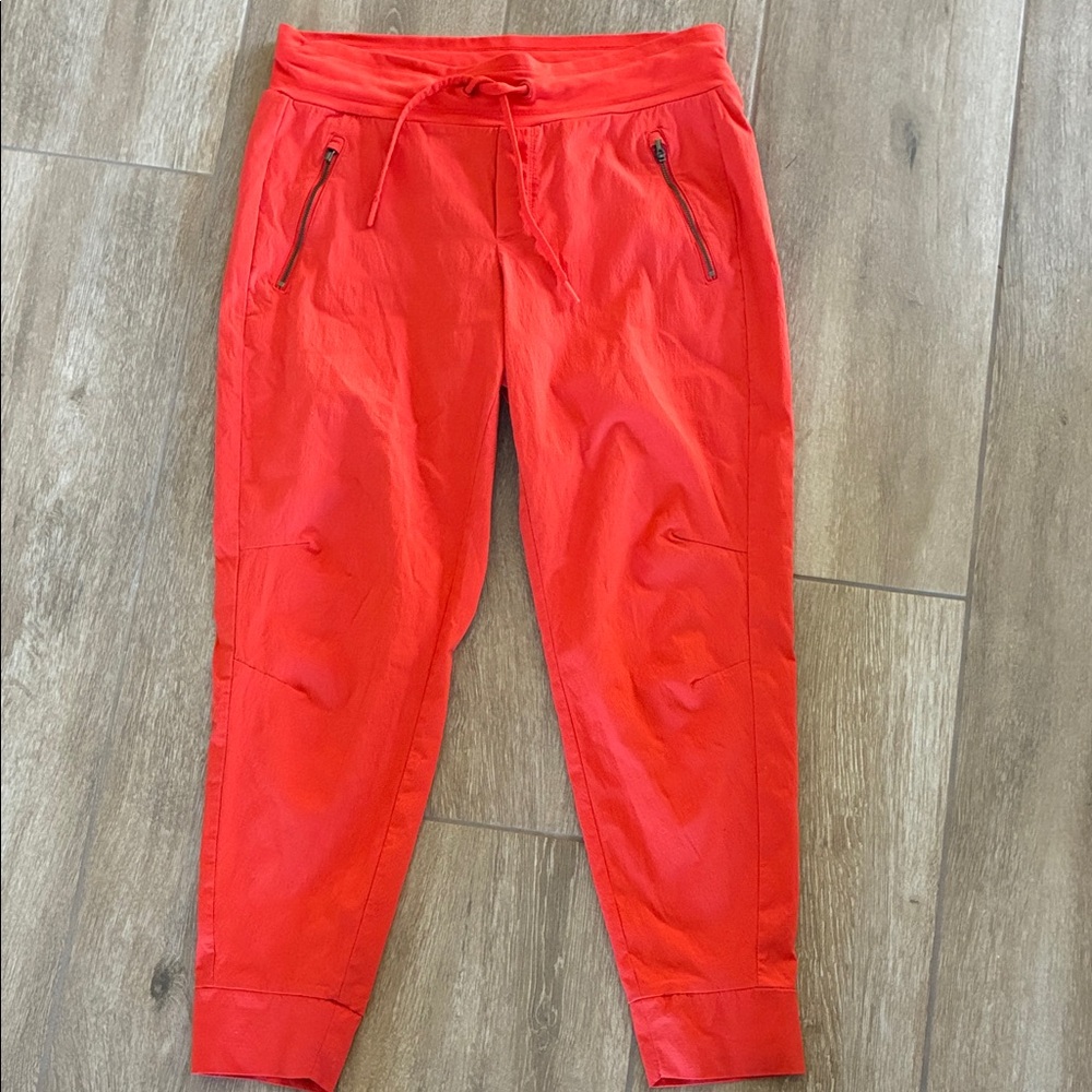 Athleta Bright Red Athletic Joggers